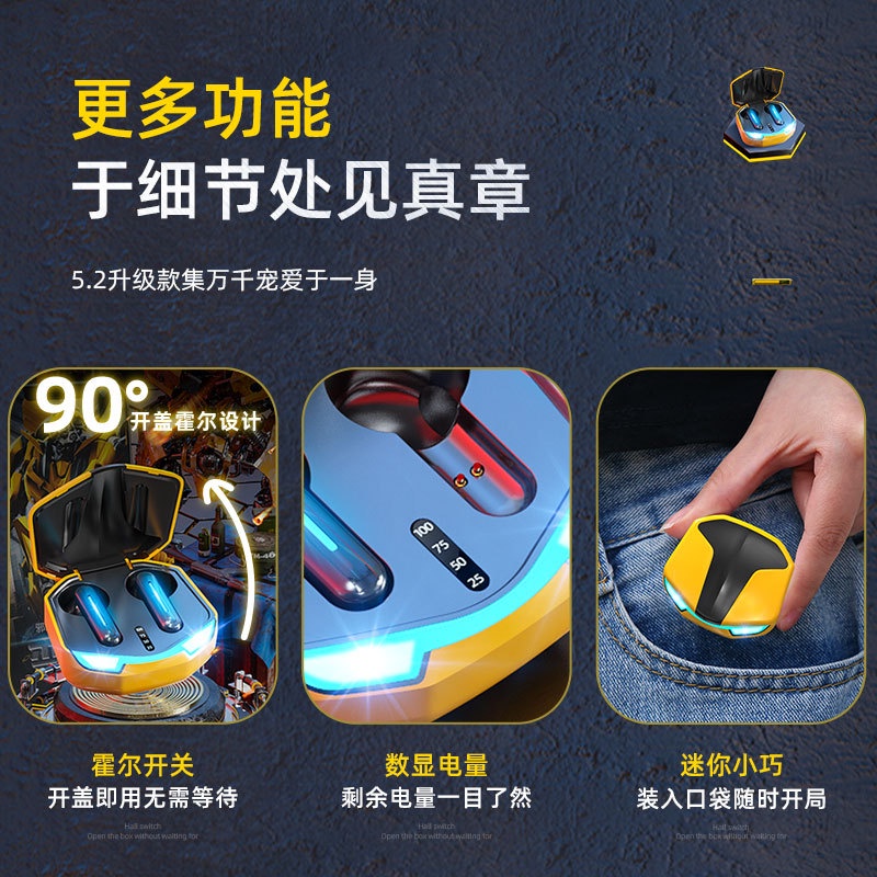 Tai Nghe Bluetooth Không Dây Y9 tws 5.2 Phong Cách Mới