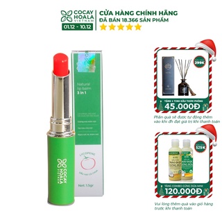 Son dưỡng môi - son dưỡng làm hồng môi có màu cà chua 3m Cocayhoala 1,5g