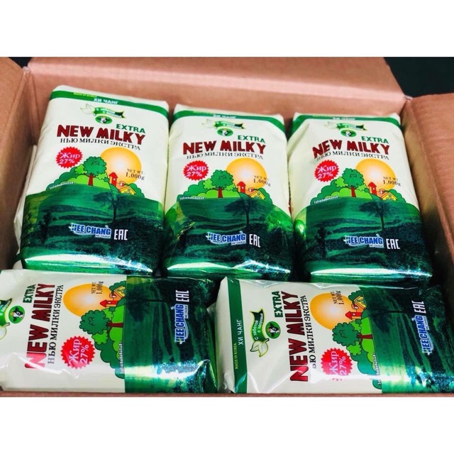 Sữa Nga NEW EXTRA MILKY 1kg I Hàng Chuẩn Xịn Loại 1