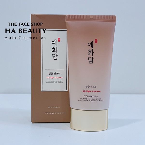 [AUTH] Kem Chống Nắng Ngăn Ngừa Lão Hóa YEHWADAM WRINKLE CARE SUN CREAM SPF50+ PA++++ 50ml The Face Shop