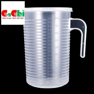 ca đong nhựa có nắp các cỡ