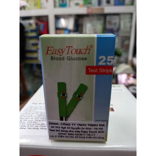 Que thử đường huyết easy touch GCU ET322 (25 Que)