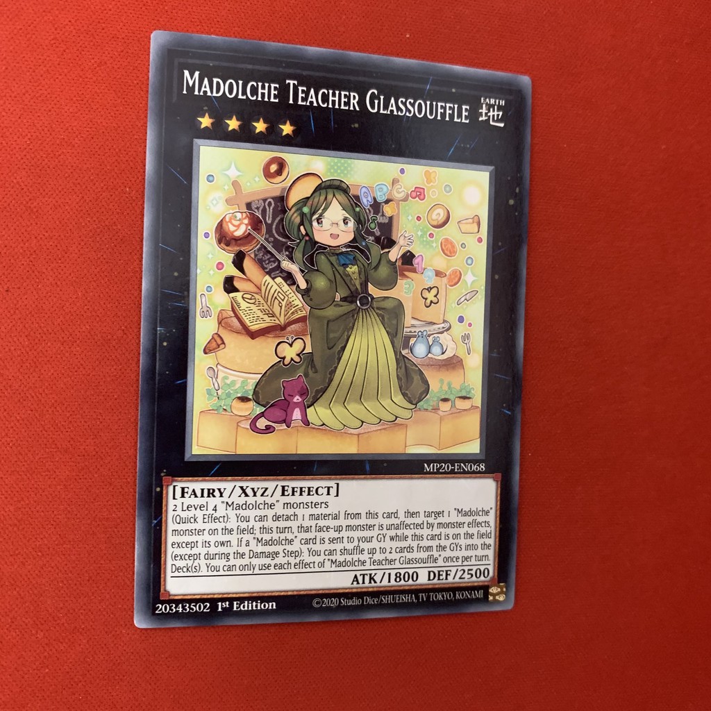 [EN-JP][Thẻ Bài Yugioh Chính Hãng] Madolche Teacher Glassouffle