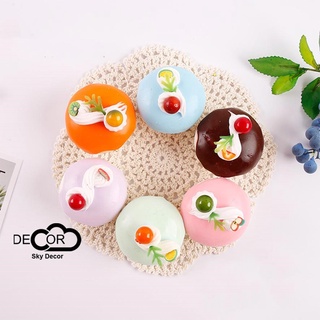 Bánh Cupcake tròn phủ kem 🍩FREESHIP🍩 Đạo cụ trang trí nhà bếp, background chụp hình/quay phim cooking - SkyDecor