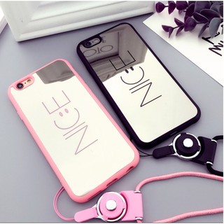 Ốp gương iPhone NICE iPhone 5 5s 6 6s 7 7 Plus 8 8 Plus đẹp ( không kèm dây)
