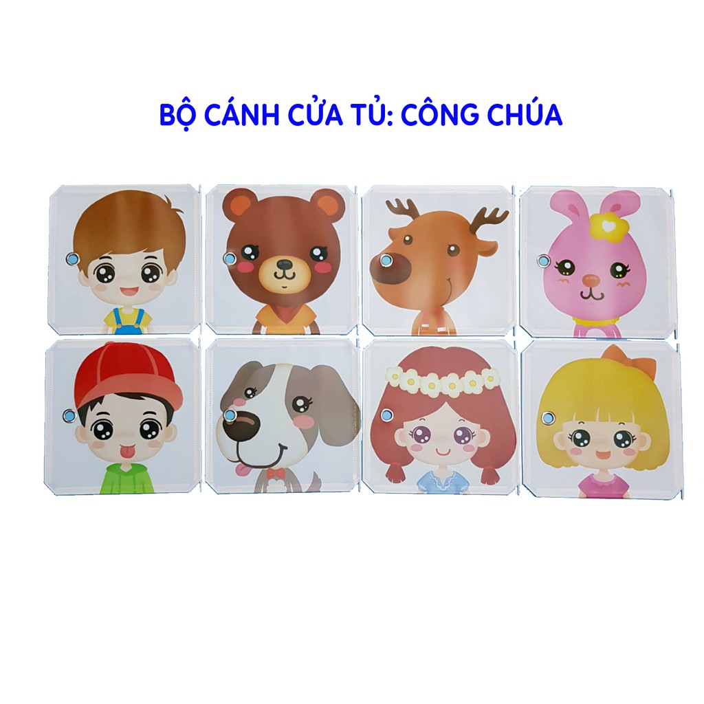 Cánh tủ nhựa ghép 35x35cm, nhiều màu, mẫu bán lẻ từng chiếc về thay thế cửa hỏng, làm cửa chuồng thú, Tặng kèm 2 chốt