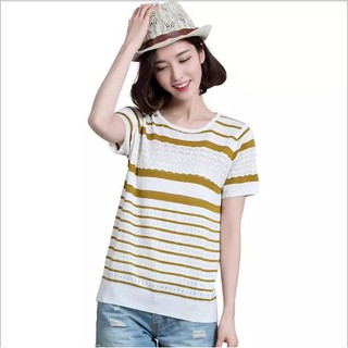 Áo len cộc tay nữ