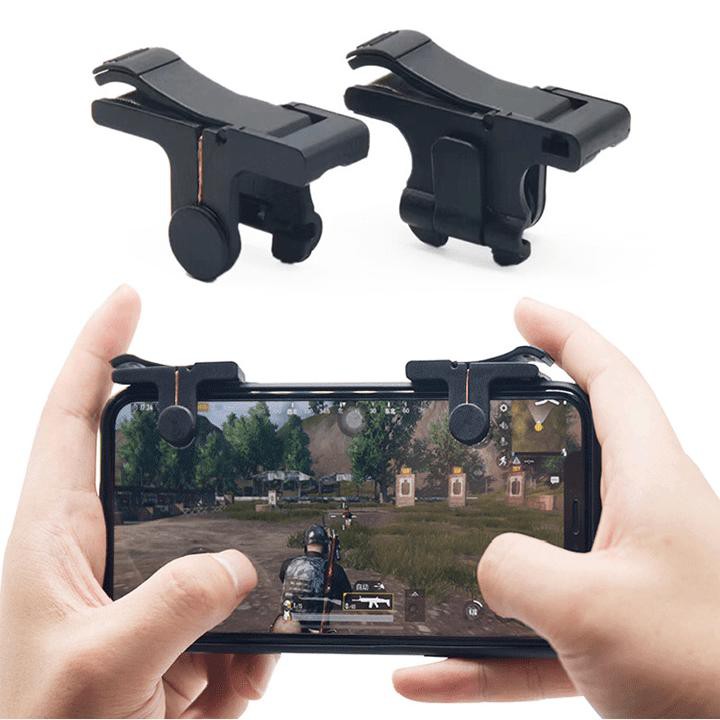 Combo Tay Cầm Có Nút Di Chuyền Và 2 Nút Bấm E9 Chơi Pubg Mobile, Ros Mobile