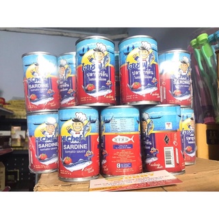cá hộp Hi chef Thái Lan  145gram- cá sốt cà chua ngon tuyệt (hàng chuẩn Thái)