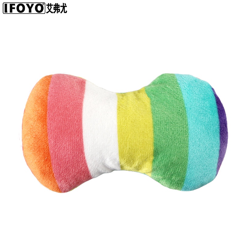 Đồ chơi cho chó mèo phát tiếng kêu, cục xương gặm nhồi bông