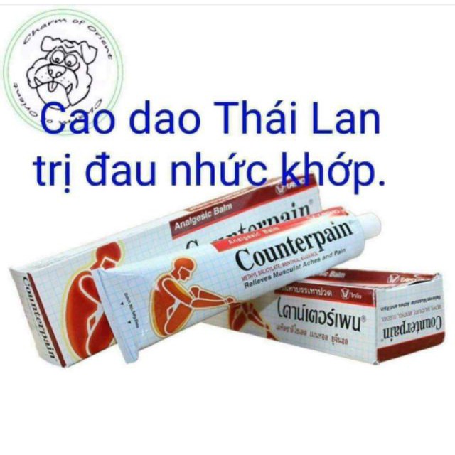 Dầu nóng &lạnh xoa bóp COUNTERPAIN THÁI LAN