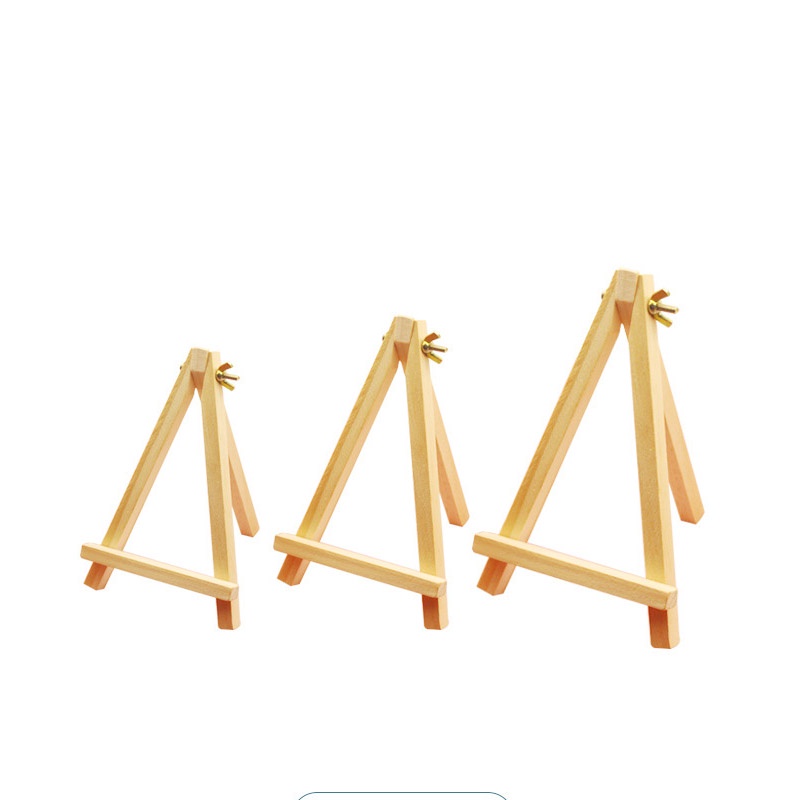 Giá Đỡ Bảng Tên/Ảnh Để Bàn Bằng Gỗ Tự Nhiên Mini Tiện Dụng Cho Tiệc Cưới