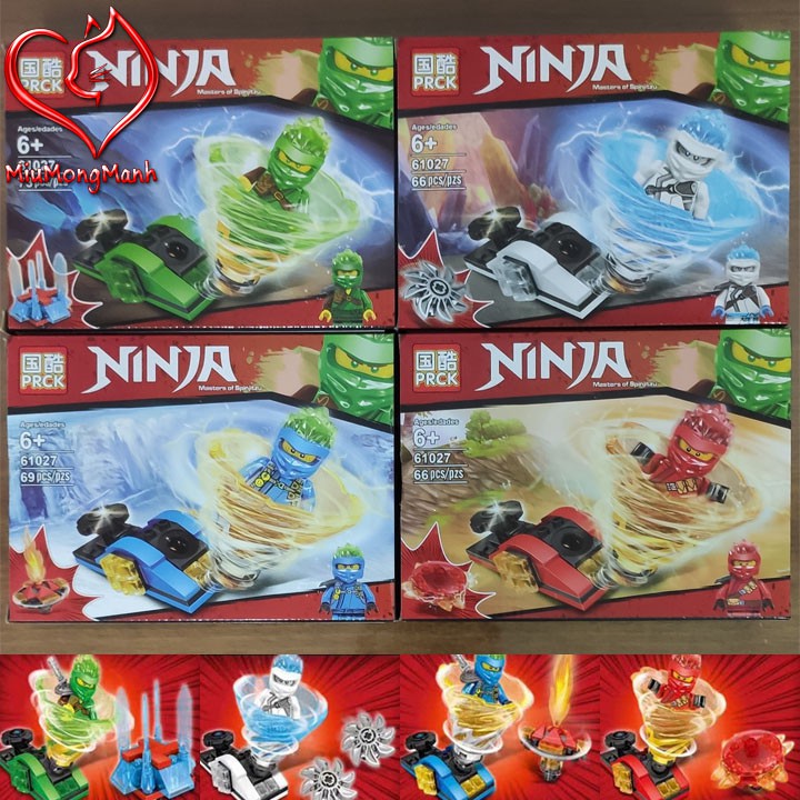 Con Quay Ninja Lốc Xoáy Spinjitsu Slam Ninjago Lego Prck Đồ Chơi Lắp Ráp Xếp Hình