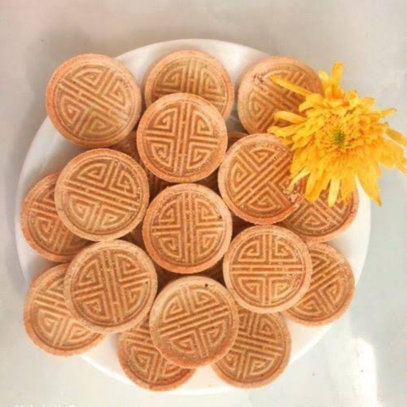 Bánh đậu xanh nướng loại tròn (Gói 24 bánh)