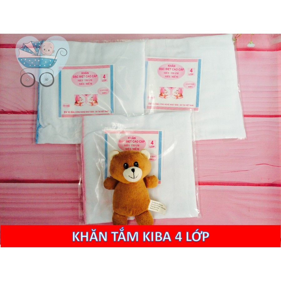 Khăn tắm xô 4 lớp cho trẻ sơ sinh