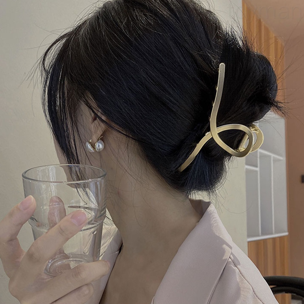 Kẹp Tóc Hợp Kim Thiết Kế Đơn Giản Thời Trang Cho Nữ
