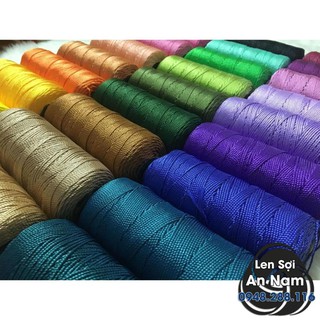 [Bảng 1] [Len Sợi An Nam] - Sỉ Lẻ - Sợi Thô Trơn 2mm