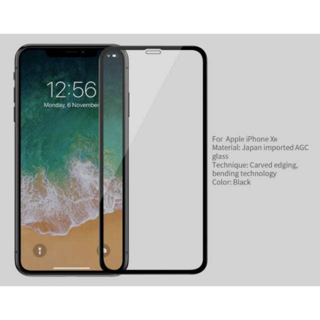 Miếng Dán Cường Lực Nillkin 3d Cho Iphone Xr / Iphone 11 (6.1 ") Đen