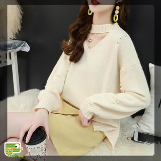 ÁO LEN CỔ CHOCKER CHẤT LEN MỊN SIÊU SÀNH ĐIỆU