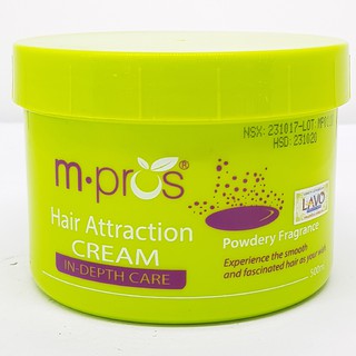 Hấp Dầu Phục Hồi Tóc M.pros Hair Attraction Cream In-depth Care 500ml