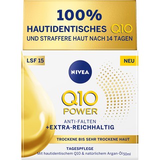 Kem dưỡng da Nivea Q10 Power Đức 50ml: chống nám, chống lão hóa