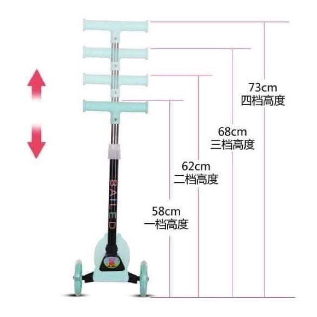 Xe Trượt SCOTTER 3 BánPhát Sáng Lung Linh Cho BÉ