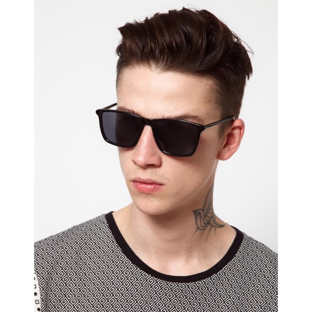 Kính mát mắt vuông chống tia UV Hàn Quốc