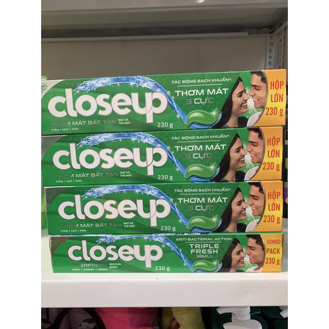 Kem đánh răng Closup bạc hà180g