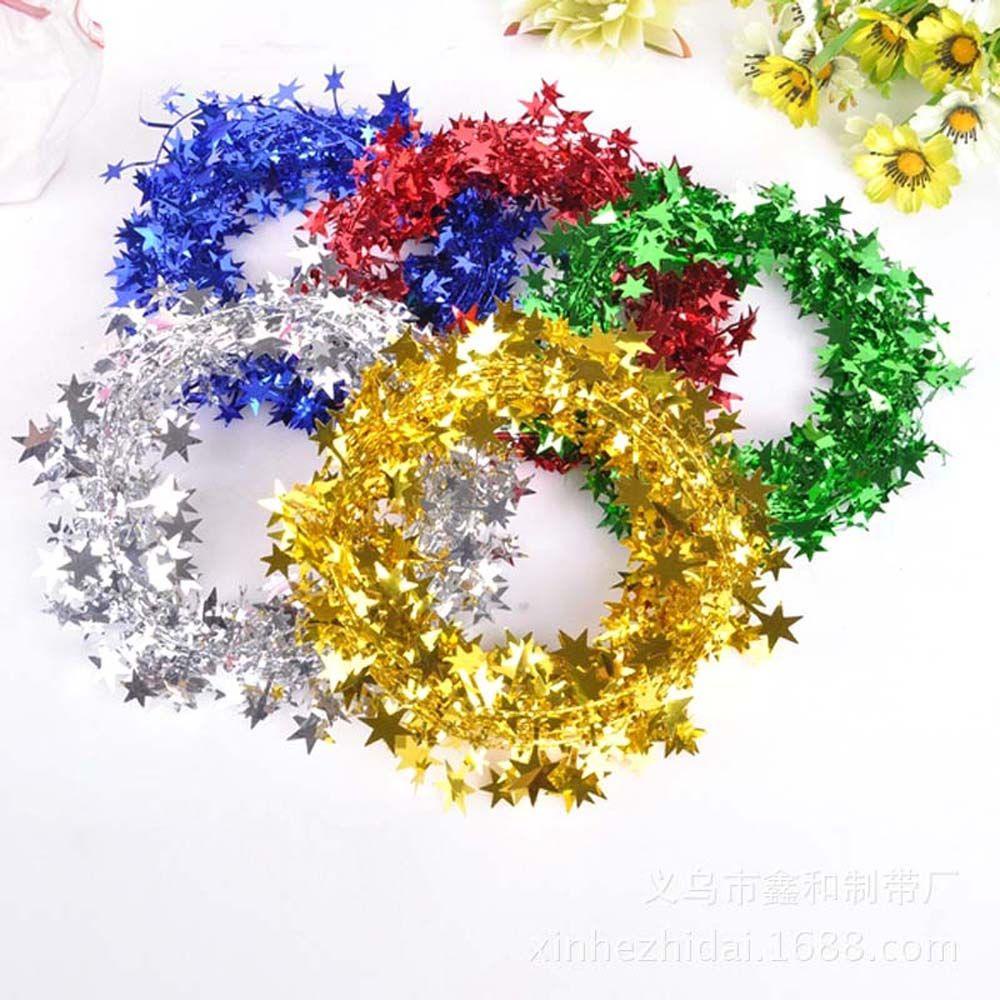 Ngôi Sao Bằng Thiếc Trang Trí Cây Thông Giáng Sinh Năm Mới