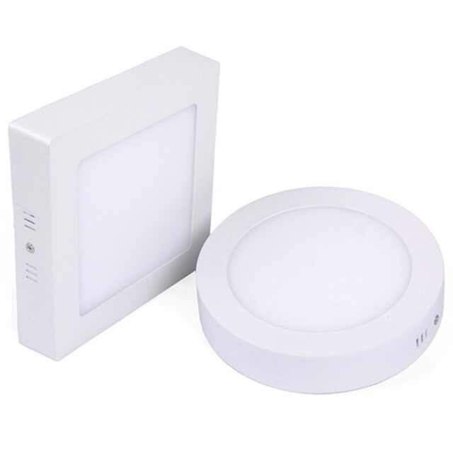 Đèn led mâm nổi ốp trần 24w tròn-trắng