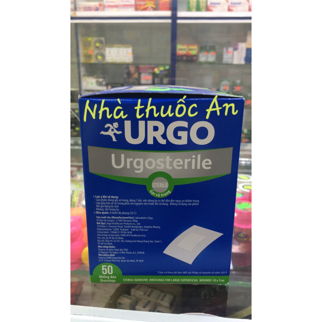 (1 miếng) Urgosterile gạc dán vô khuẩn 5.3cm*7cm