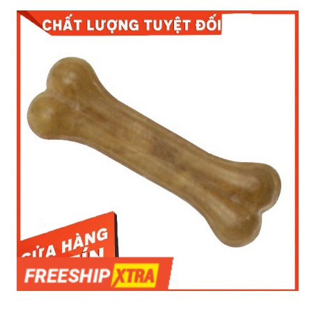 Xương cho chó gặm sạch răng xương da bò vệ sinh răng miệng size 5cm - Long Vũ Pet Shop