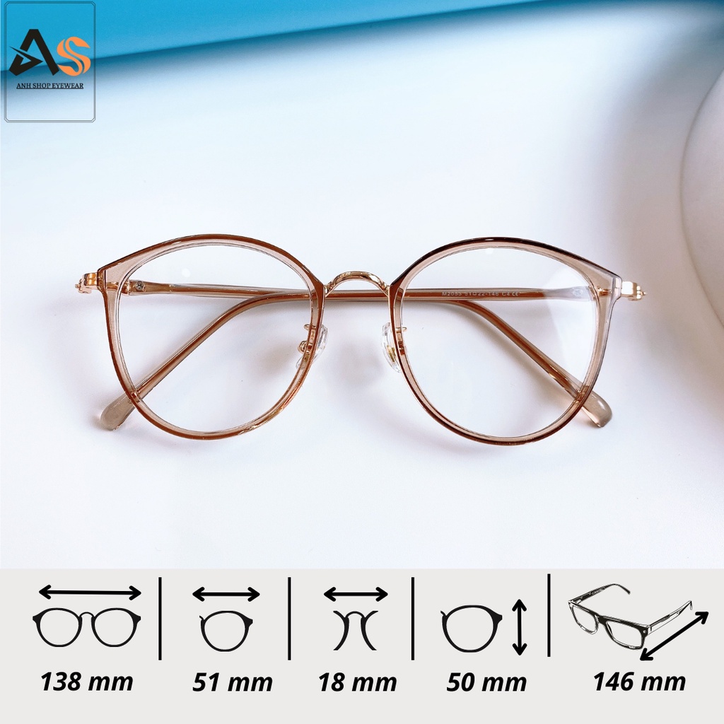 Gọng kính nữ kiểu dáng mắt mèo cao cấp thời trang nhiểu màu sắc 2053