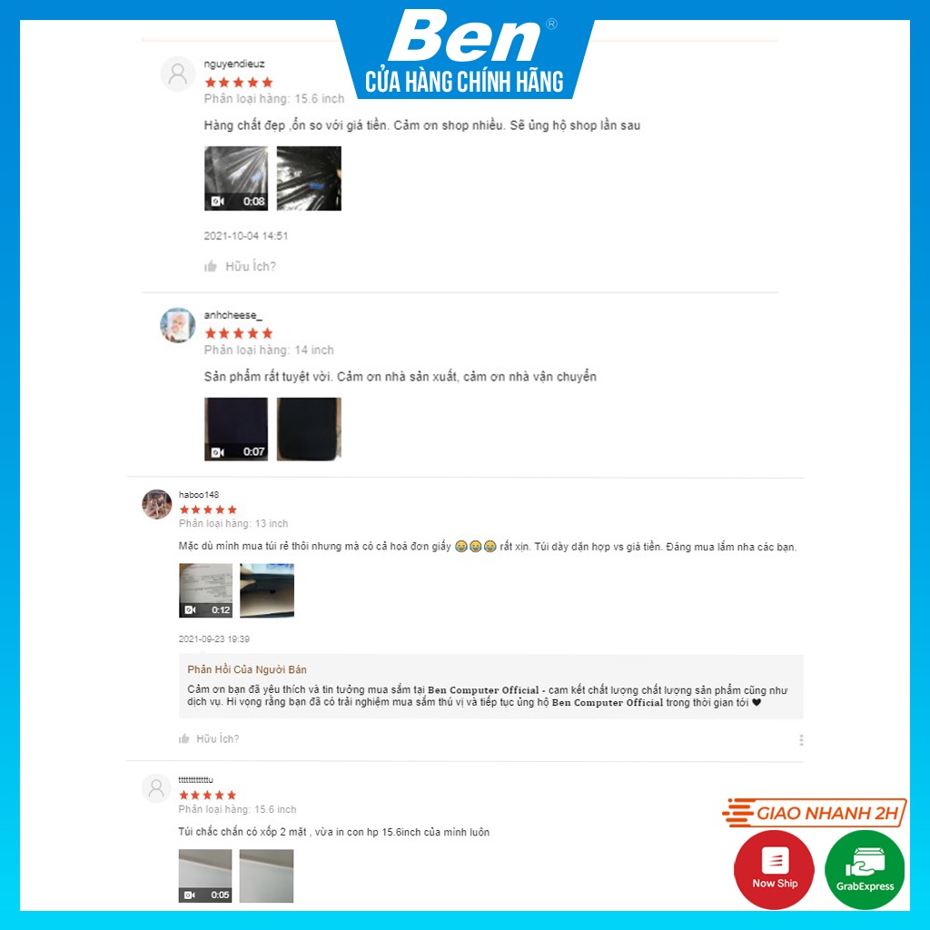 Túi Chống Sốc Laptop LOẠI DÀY từ 13inch 14 inch 15.6 inch - Túi Chống Sốc Cho Laptop