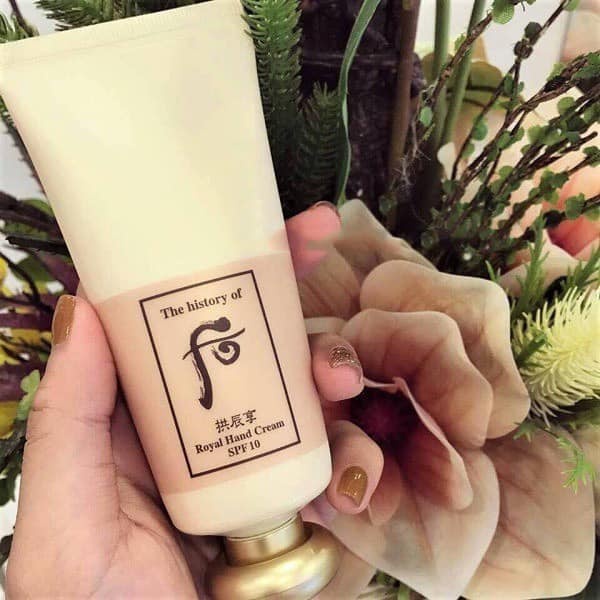 KEM DƯỠNG DA TAY THE HISTORY OF WHOO GONGJINHYANG ROYAL HAND CREAM 85ML CHÍNH HÃNG - 10558