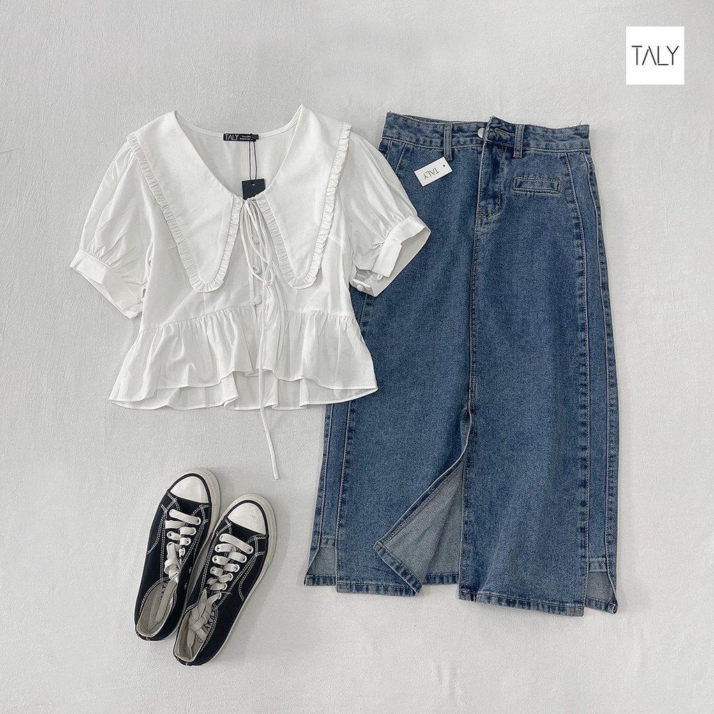 Áo sơ mi cổ Nhật TALY A26118