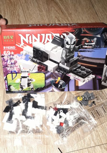 Lắp ráp 1 hộp LegoNinjaBix Linh thú kết hợp 81626 có nhiều chi tiết bằng nhựa ABS
