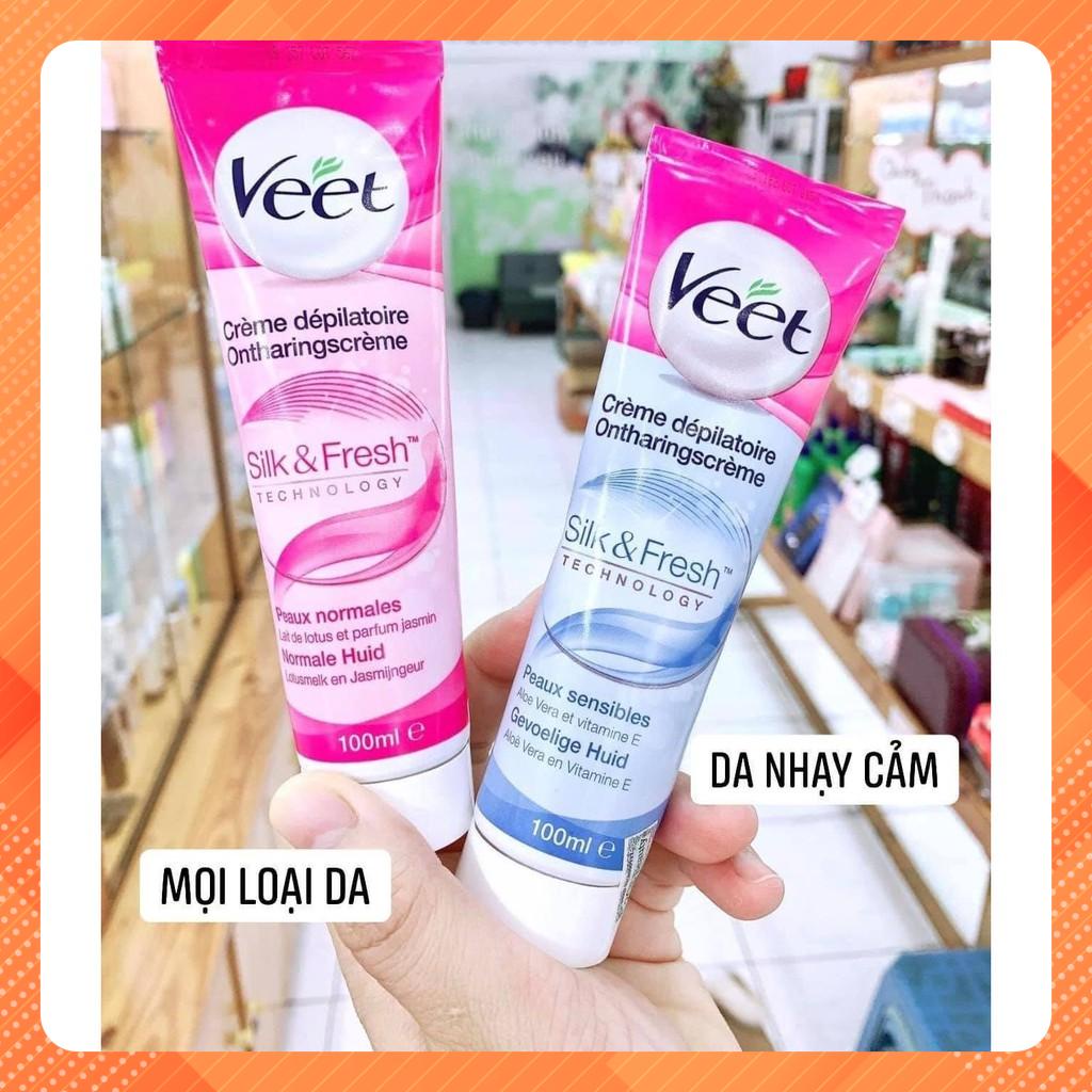 Tẩy lôngg Veet Xanh Hồng