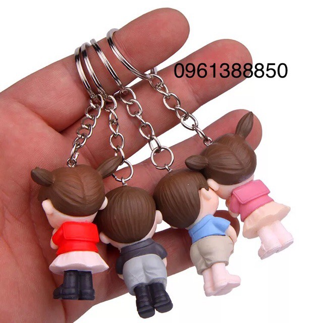 Móc khoá cặp dễ thương trai gái