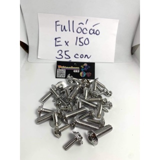 combo full ốc dàn áo đĩa thắng salaya inox 304 cho yamaha exciter ex 135 150 155