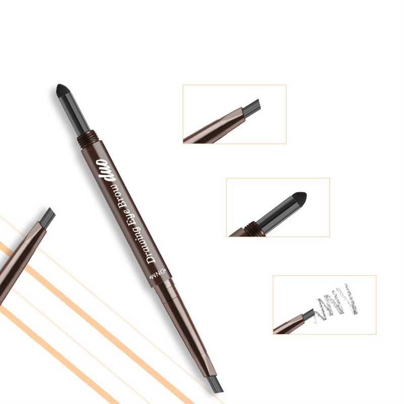 Bút vẽ lông mày không thấm nước thiết kế hai đầu thương hiệu DNM | BigBuy360 - bigbuy360.vn