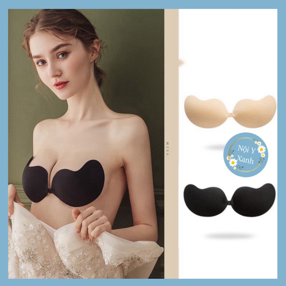 Áo Dán Nâng Ngực Cài Trước  Tạo Khe Sexy .S Nội y xanh chất đẹp deal xịn sexy