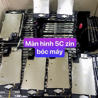 Màn hình iPhone 5C zin bóc máy, kính lành, có camera trước + nút home