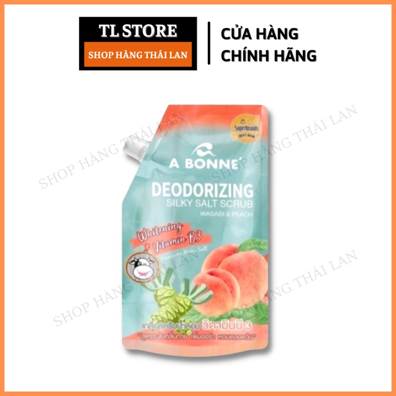 Muối Tắm Thái Lan Tẩy Tế Bào Chết Muối Tắm A Bonne Spa Có Vòi 9 Loại Muối Túi 350g