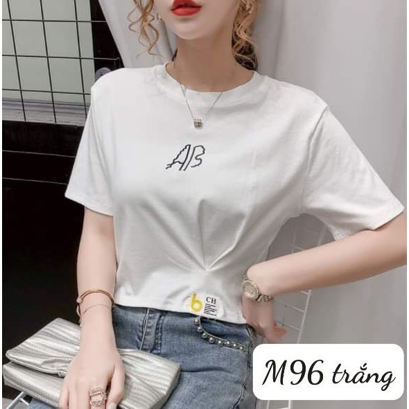 Áo Thun Nữ 🛒FREESHIP️🛒 Áo phông nữ tay ngắn in chữ AB, chất mịn, mát - Mã M96 | BigBuy360 - bigbuy360.vn