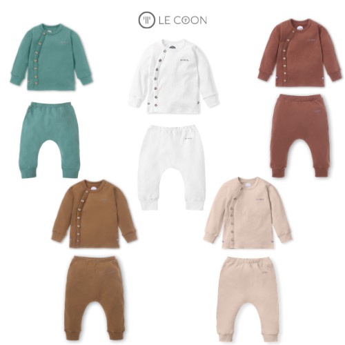 LE COON | Bộ Quần Áo Vạt Chéo | COMFY | 0-3 tuổi