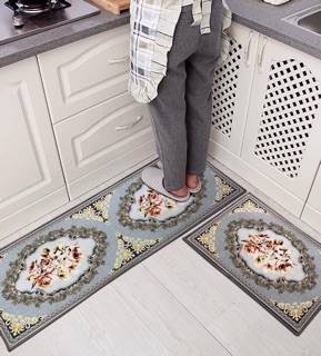 Thảm bếp siêu cấp một bộ 2 miếng