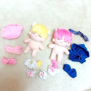 Búp bê thần tượng BTS SUGA/JIMIN Suppong & Jimppong doll 15cm