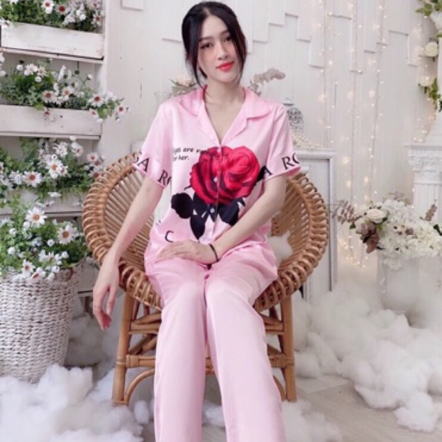 Đồ Bộ Mặc Nhà Lụa Latin Mềm Mát Quần Dài Tay Lỡ Siêu Sang🎀Giảm 10K Đơn 200K | BigBuy360 - bigbuy360.vn