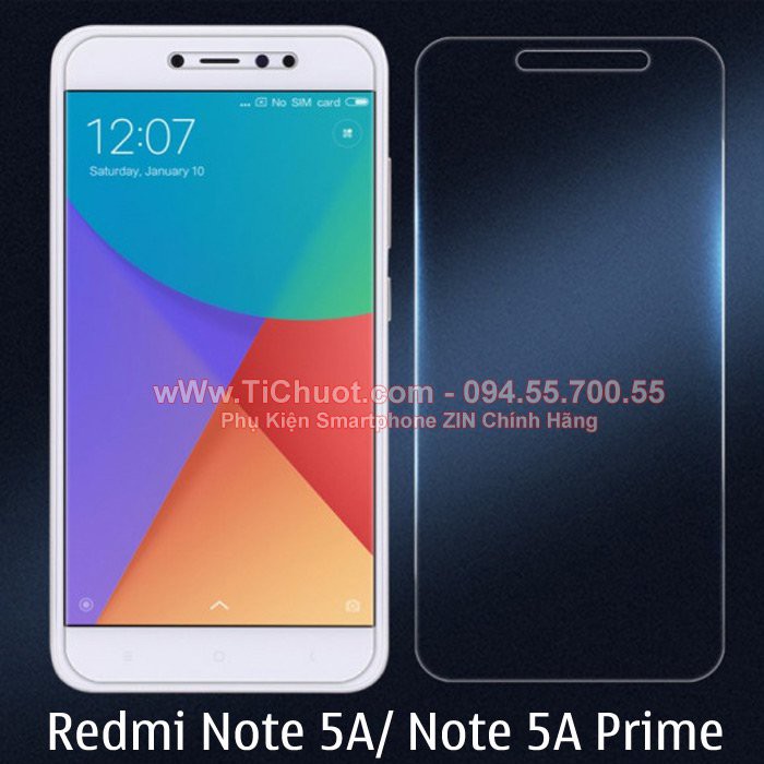 Dán kính cường lực cho xiaomi Note 5a/5 prime